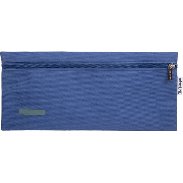 Waltons- Primeline 33cm Pencil Bag- Blue- 3- Pack