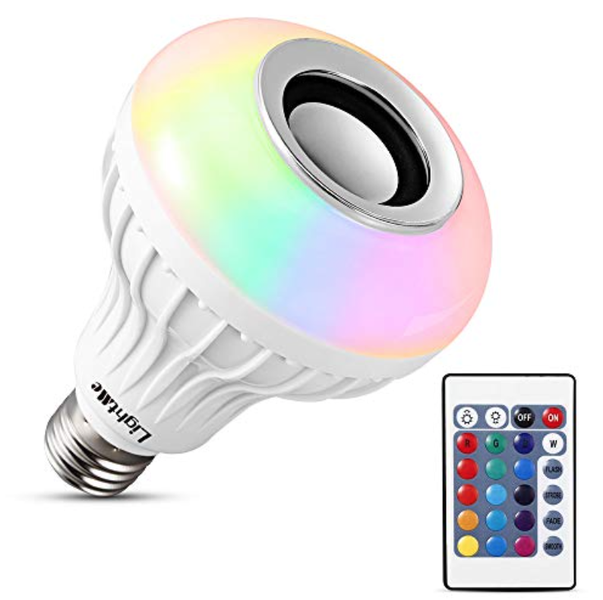 Bluetooth Speaker Music Light Bulb With Remote