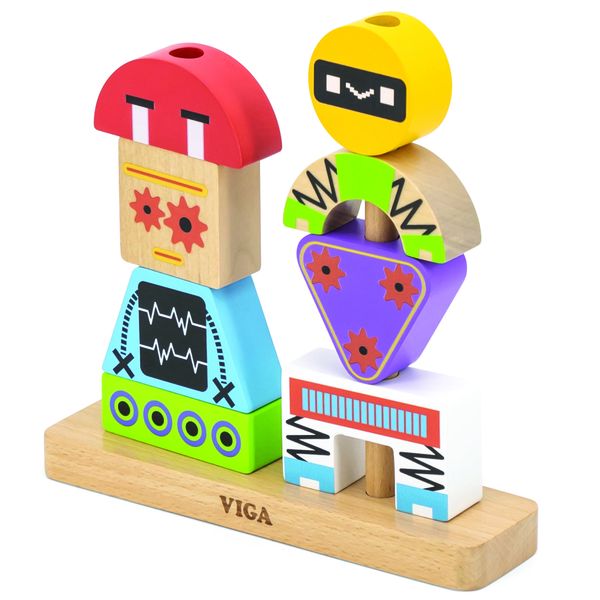 Viga Robot Stacking Wooden Blocks