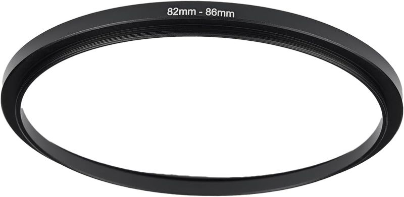 E-Photographic 82 to 86mm Lens Filter Step-Up Adapter Ring