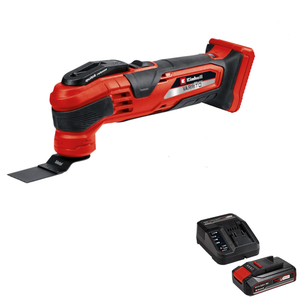 EINHELL Power X-Change Cordless Multi-Tool Plus 2.5Ah Battery &amp; Charger