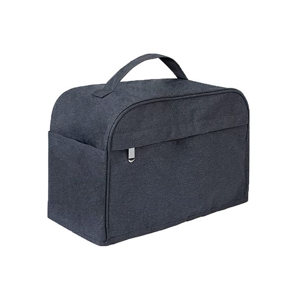Toaster Dust Cover Washable Toaster Oven Cover with Storage Pockets - Grey