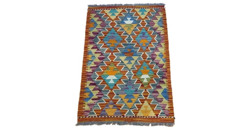 Stunning Afghan Chobi Kilim 93cm x 60cm Hand Made