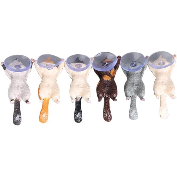Creative Cartoon Kitten Desktop Phone Holder Colorful Suction Cup Stand Fo