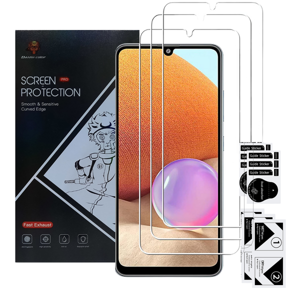 3 Pack 9H Strong Durable Screen Protector for Samsung A32 4G