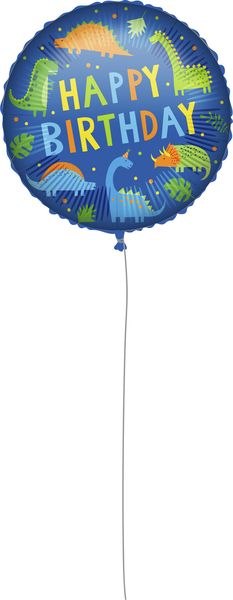18 Inch Air-Helium Foil Balloon Happy Birthday