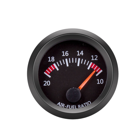 KR Auto Air Fuel Ratio Gauge Black (52mm), Shop Today. Get it Tomorrow!
