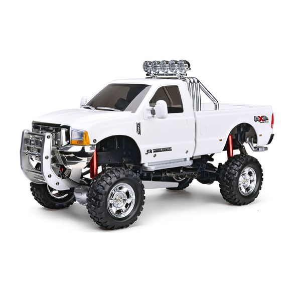 HG P409 1/10 2.4G 4WD RC Car Pickup Truck Rock Crawler - White