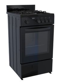 Defy 4 Burner Full Gas Stove Black Shop Today Get It Tomorrow