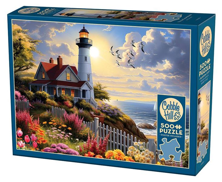 Cobble Hill To the Lighthouse 500 Piece Puzzle
