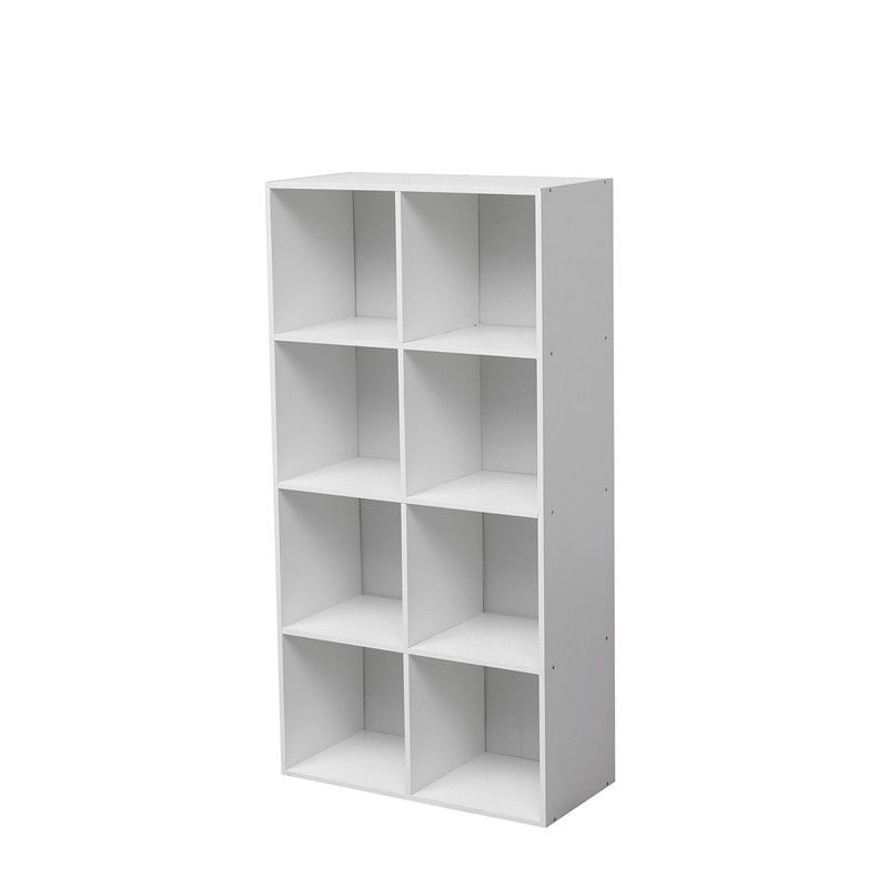 Hazlo 8 Tier 8 Shelves Cube Bookshelf Bookcase White Buy Online in