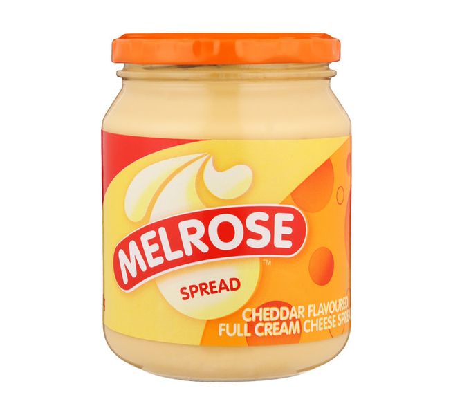 2 x Melrose Cheddar Flavoured Full Cream Cheese Spread (400g)
