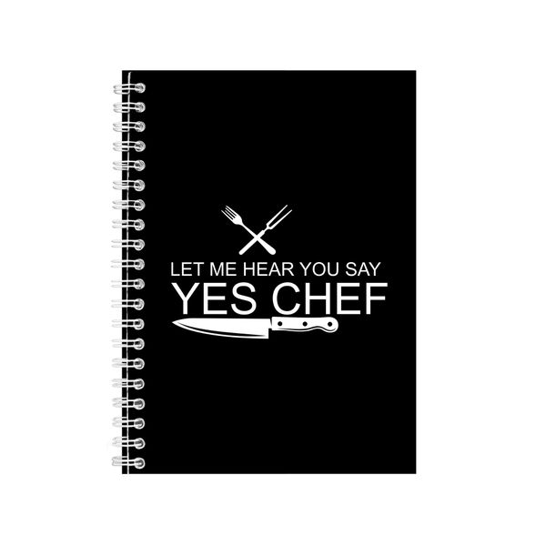 Chef Notebook Cooking Gift Idea Writing Book Notepad Pad 23