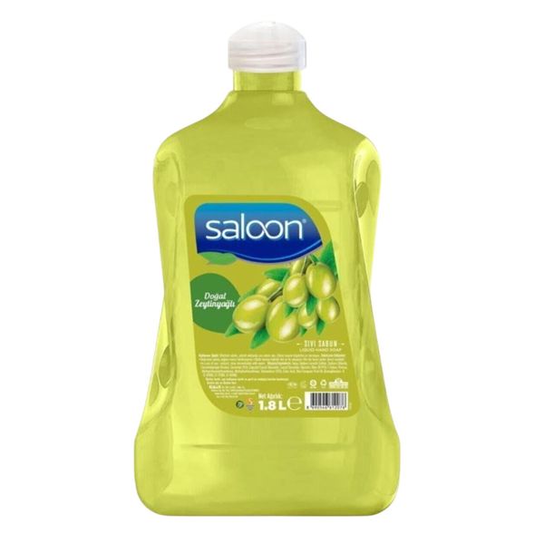 Saloon Liquid Hand Wash Soap - Olive - 1.8 Litres