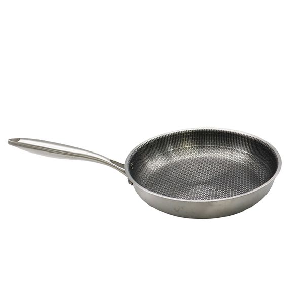 Honeycomb Non-Stick Frying Pan 1 Piece - Stainless Steel