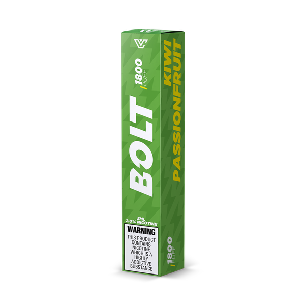 BOLT 1800 PUFF Disposable 5ml - Kiwi Passionfruit - 50mg/5%