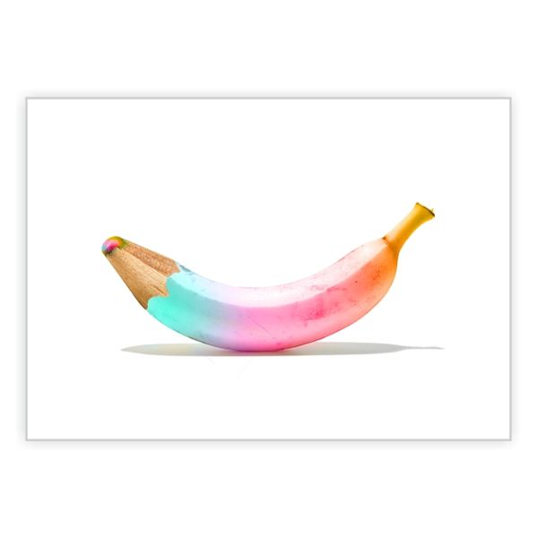 Banana Pencil Art - A1 Poster