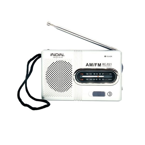 BC-R21 Portable AM/FM Radio, Compact Pocket Receiver