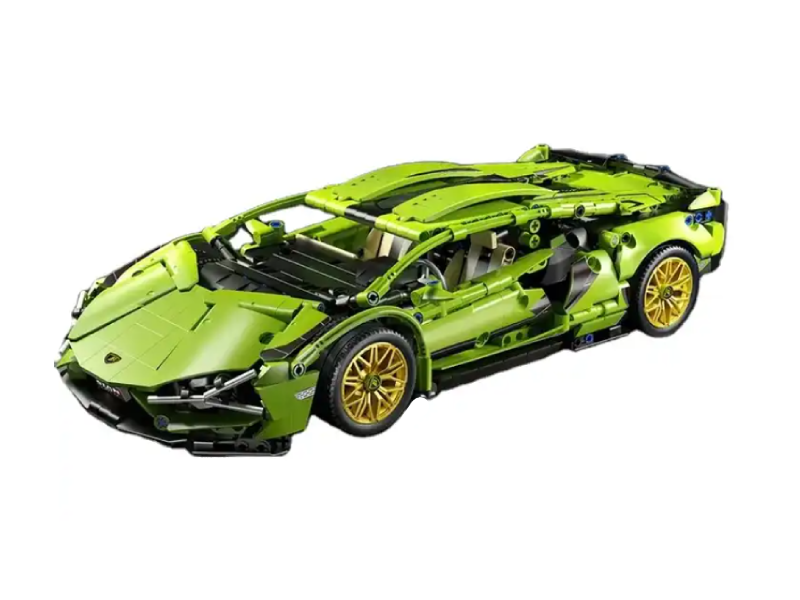 Green Supercar Road Star Building Blocks: | Shop Today. Get it Tomorrow ...