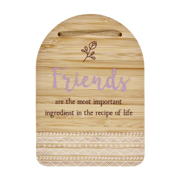 Plaque - Friends are the most important ingredient in the recipe of life