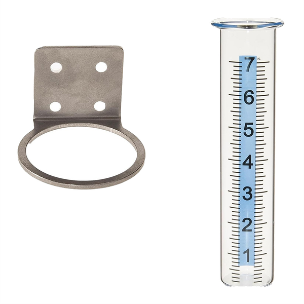 Rain Gauge Stainless Steel Fence Mounting Bracket with Rain Gauge