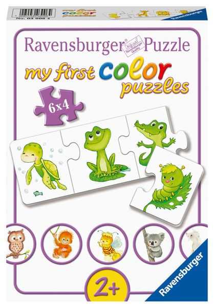 Ravensburger My First Colour 6x4 Piece Puzzle-Baby Animals