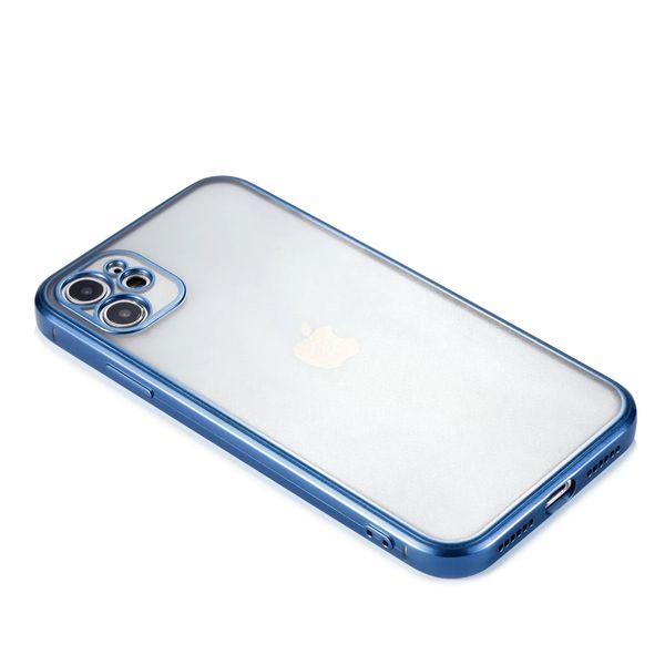 Blue side colour hard TPU for iPhone 12 / 12 Pro /12 ProMax