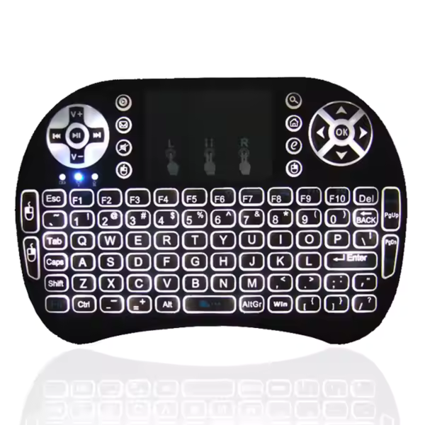 Mini Wireless Keyboard with Touchpad &amp; Backlight