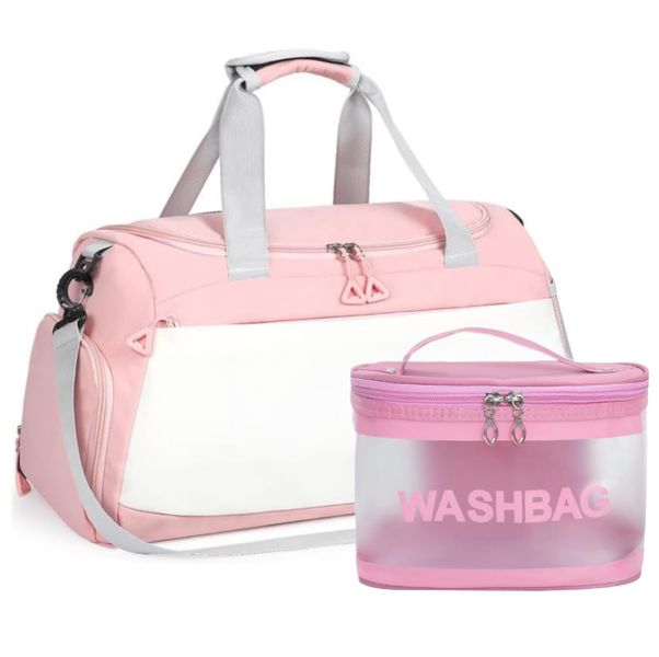 Fashionable Sports Gym Travel Duffel Bag with Vanity Case