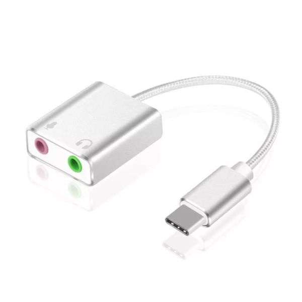 Type C to 3.5mm Jack USB Audio Adapter