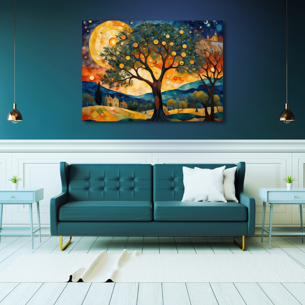 Canvas Wall Art Decor - Fantasy Tree Artwork