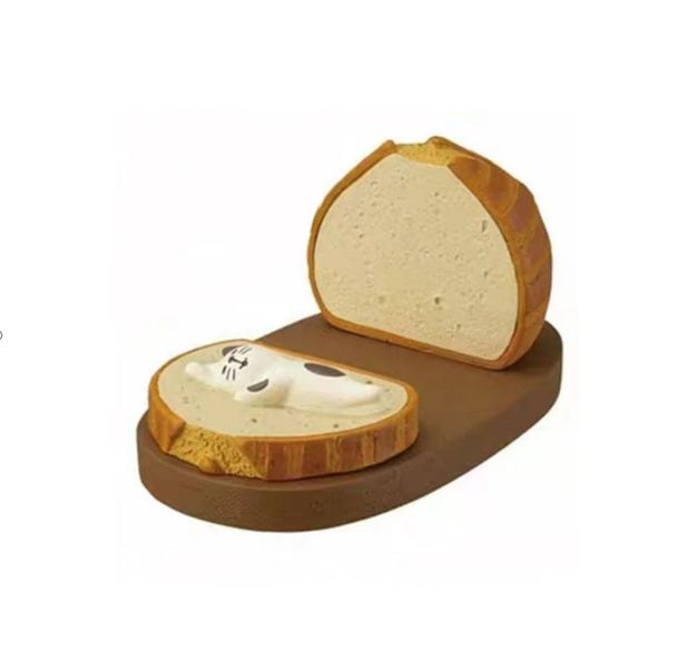 Zakka Resin Craft Miniature Decoration - Puff Bun Phone Stand