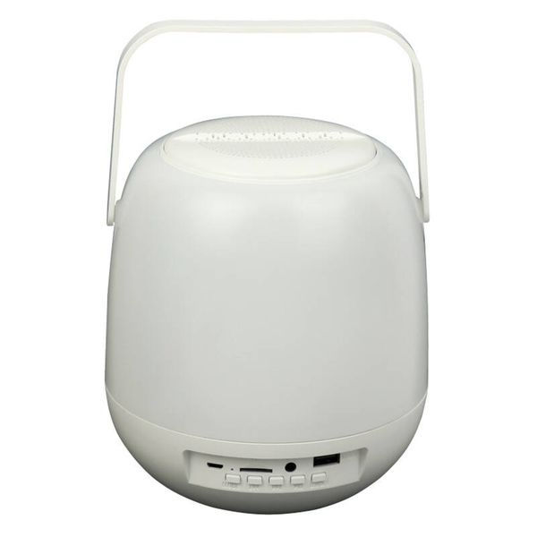 Wireless Bluetooth Speaker with Smart Multicolor LED Lamp