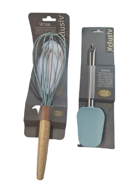 Xclusiv - Silicone Whisk &amp; Spatula