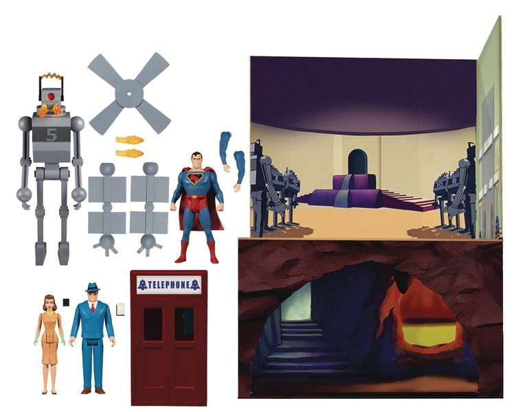 5 Points Superman Mechanical Monsters 1941 Figure DLX Box Set