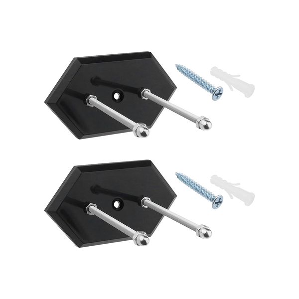 2 Pack Skateboard Wall Mount Skateboard Hanger Snowboard Display Hanger