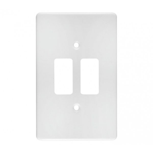 Light Switch Cover Plate - 2 Way Lever - 100mm x 50 mm - 12 Pack