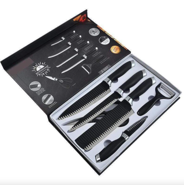6Pcs Stainless steel Kitchen Knife Set