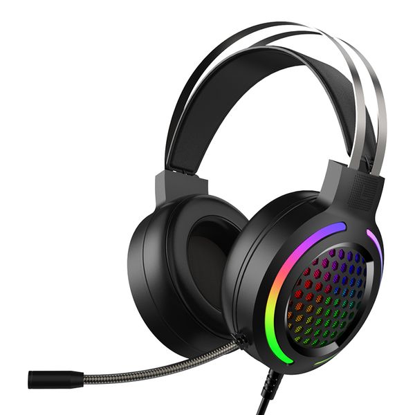 Hoco ESD03 Gaming Headsets (LED Ambient LIght) with Mic.
