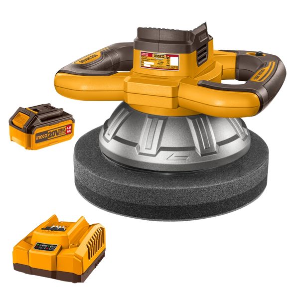 Ingco - Cordless Polisher 20V - 254mm - With 4.0Ah Battery &amp; Charger