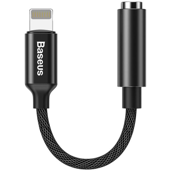 Baseus Lightning to 3.5mm AUX Female Adapter - Black