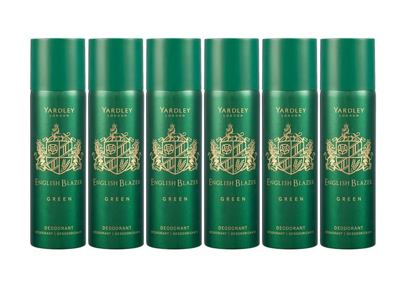 Yardley English Blazer Green Deodorant 6 x 125ml