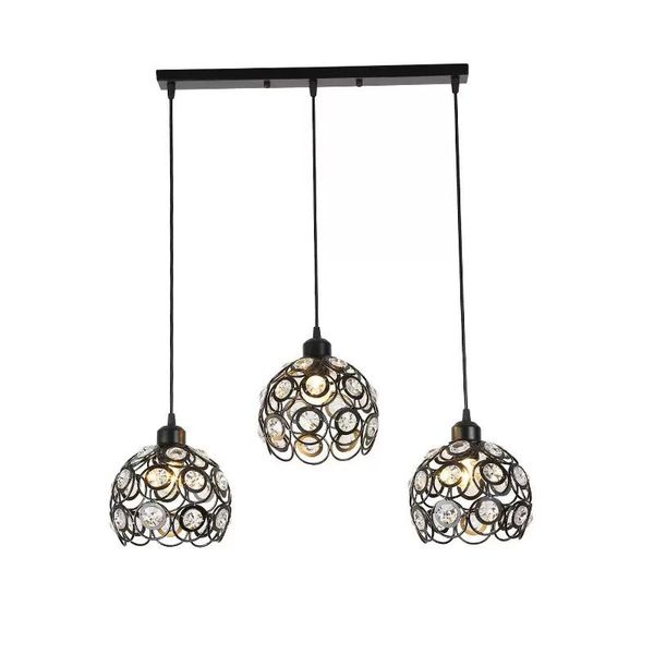 Elegant Nordic Style Pendant Light Metal Crystal Pendant - Disc 3 CoveR