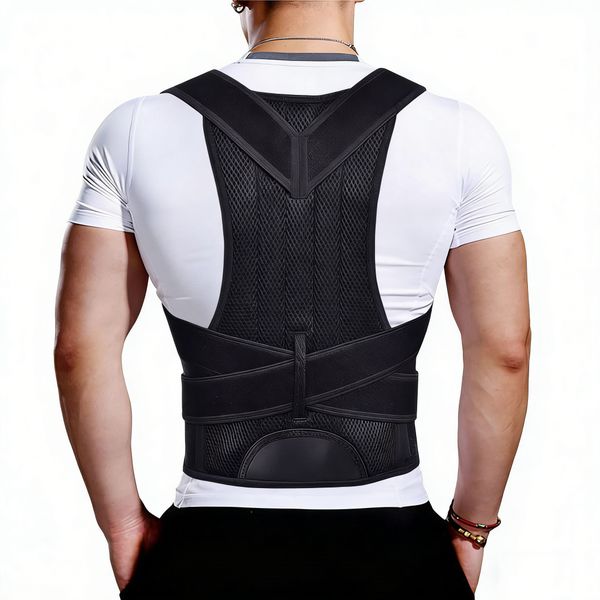Upgraded Posture Corrector Back Brace for Men and Women - XL Size