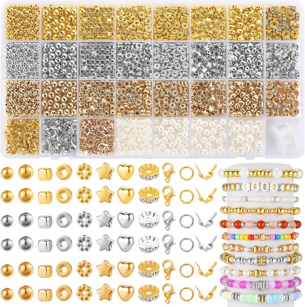 2320 Pcs Jewelry Making Supplies Beads Bracelet Making Kit