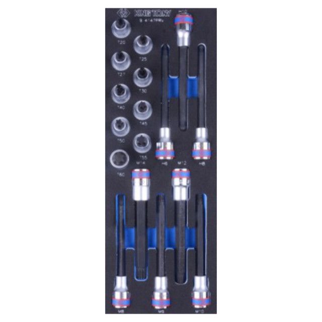 King Tony Socket Set 1/2" Hex Torx & Spline Bits 17 Piece Shop