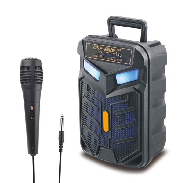 8" portable party speaker With Karaoke (Microphone) RX-8147B