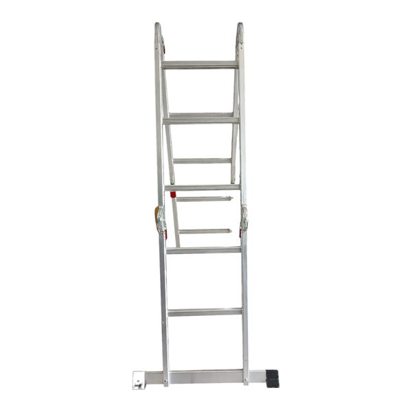 Extension Folding Ladder 4 x 3 - Heavy Duty Aluminium Outdoor