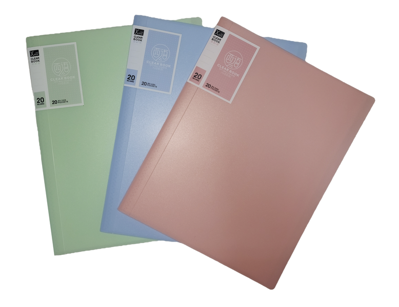 Craft 20 Pockets Presentation A4 File Organiser Set of 3