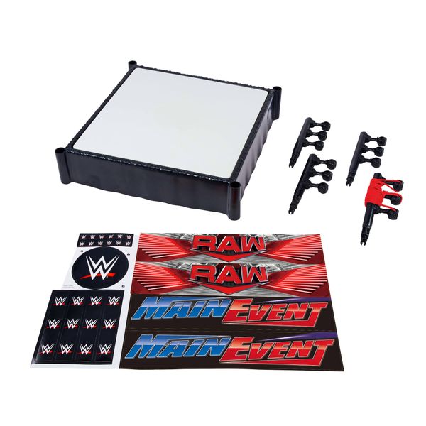 WWE Superstar Ring with Labels for Main Event &amp; RAW